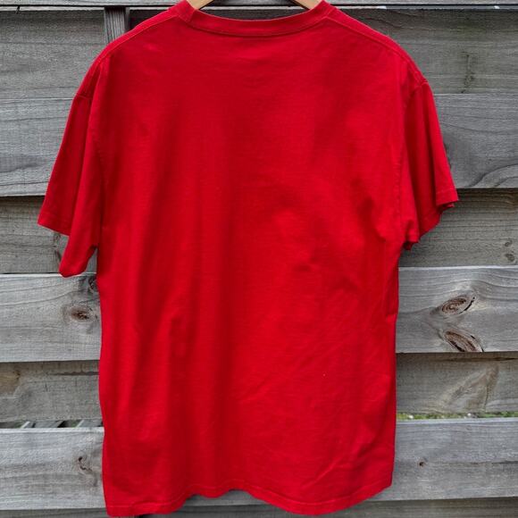 Boston Red Sox baseball club Majestic Red t-shirt Size Large - Picture 2 of 4